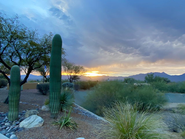 Sunrise in Green Valley, Arizona